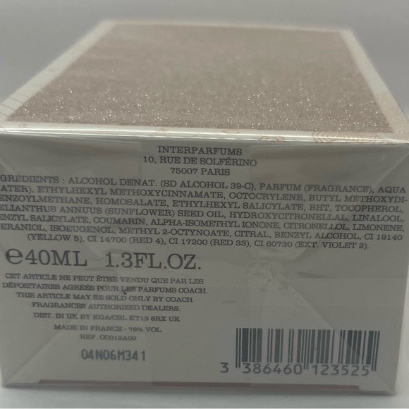 Coach Dreams Sunset NWB SEALED 1.3 fl oz - Picture 2 of 2